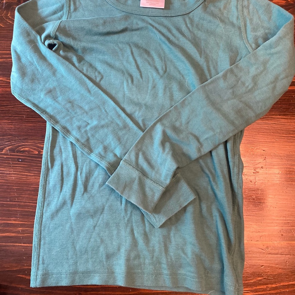Hanna Andersson Teal Organic Cotton Top